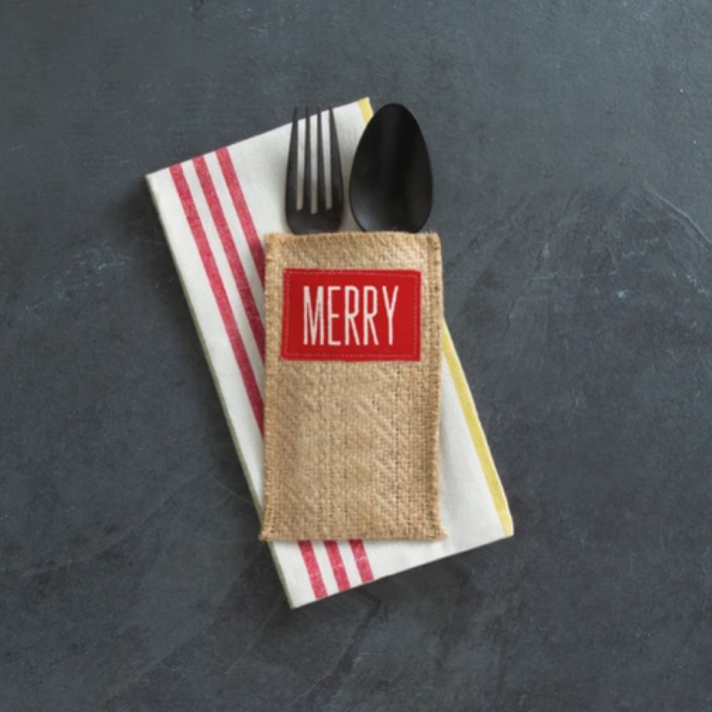 Cutlery Couture Merry Silverware Pouch Set